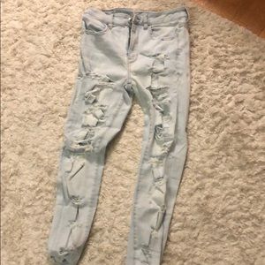 american eagle ripped jeans
